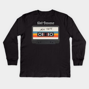 Melt Banana / Cassette Tape Style Kids Long Sleeve T-Shirt